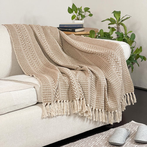 Chardin Home Woven Throw Blanket Wayfair